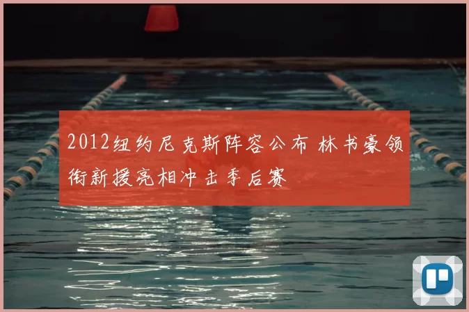 2012纽约尼克斯阵容公布 林书豪领衔新援亮相冲击季后赛